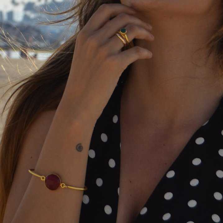 Pulsera Normandía Negro