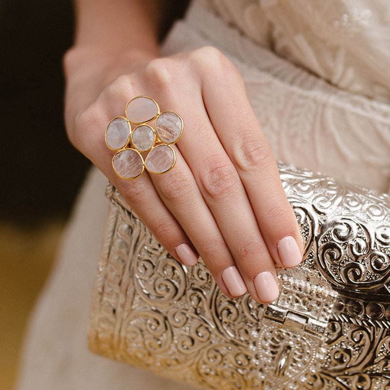 Anillo Blume Piedra Lunar