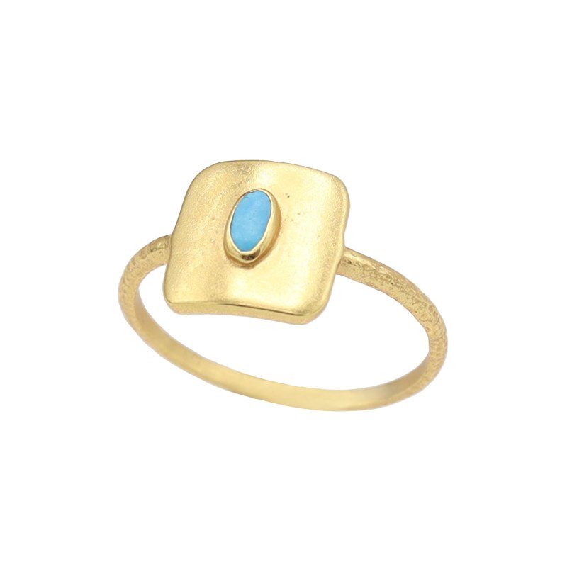 Anillo Bold Turquesa