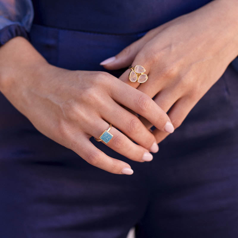 Anillo Brooklyn Turquesa