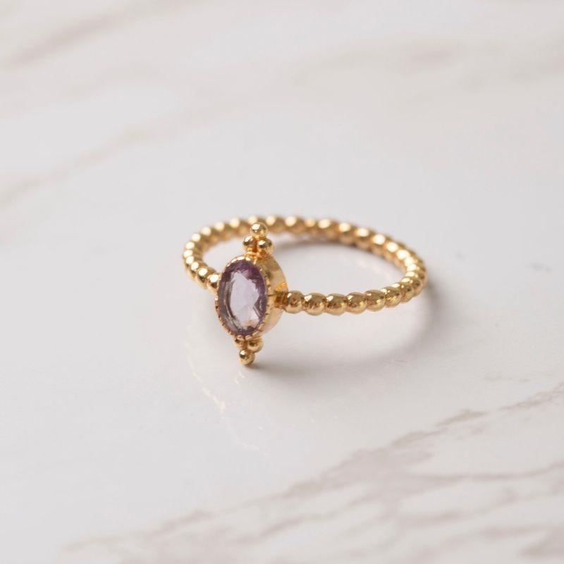 Anillo Collins Morado