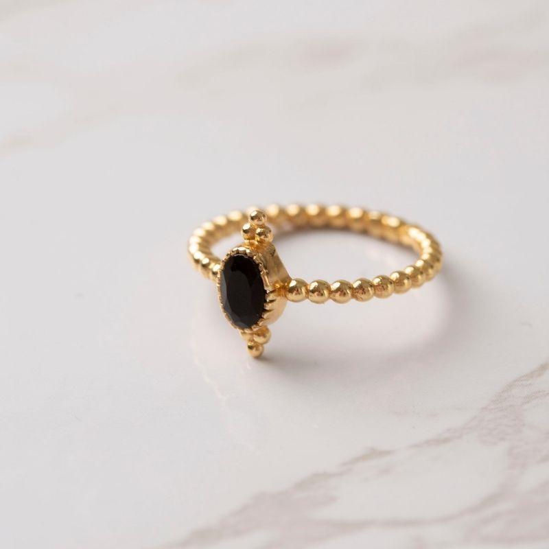 Anillo Collins Negro