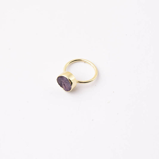 Anillo Eiffel Ed. Limitada Rough Morado Amatista