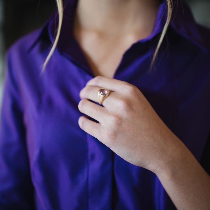 Anillo Genius Morado
