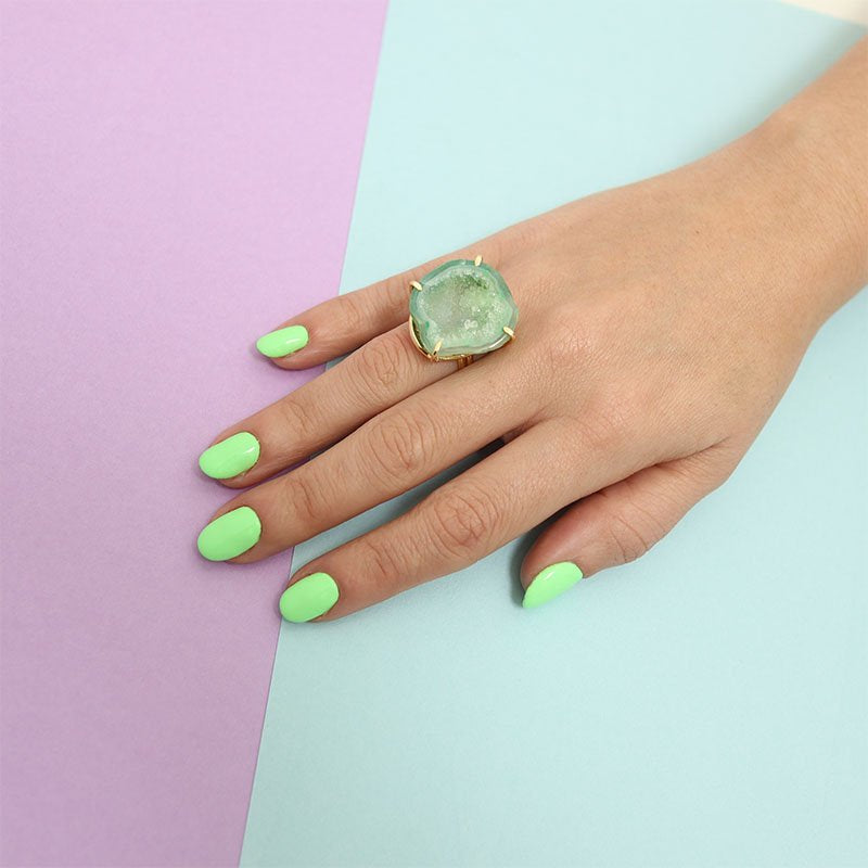 Anillo Geoda Verde