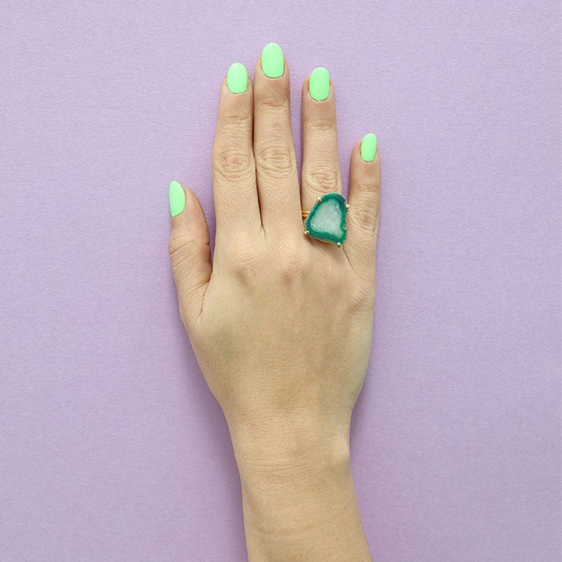 Anillo Geoda Verde