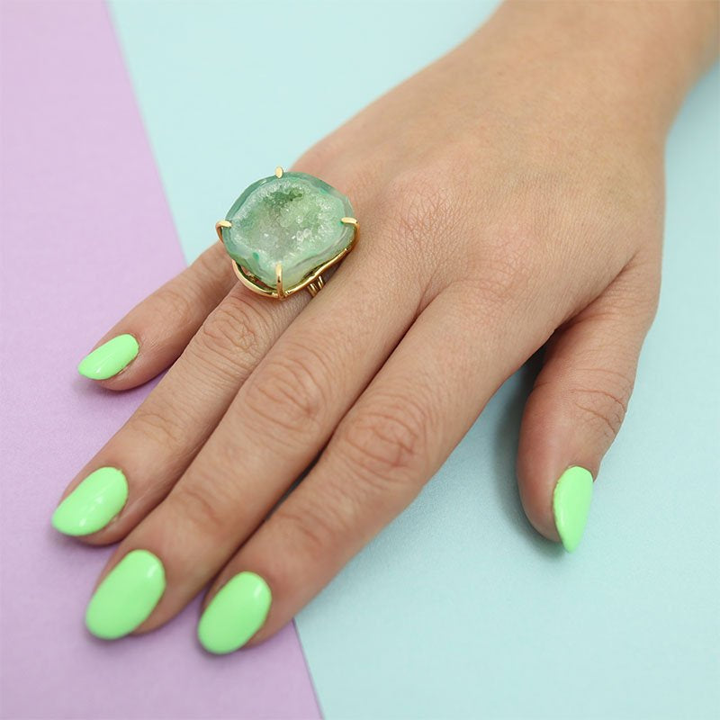 Anillo Geoda Verde