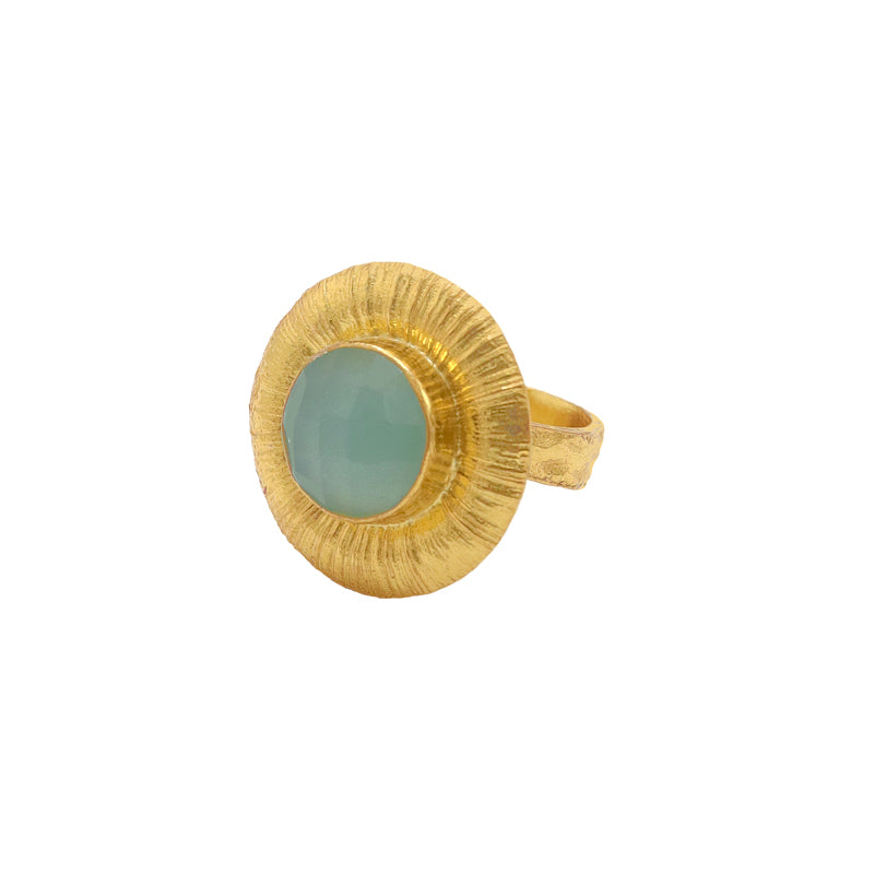 Anillo Giges Verde Agua