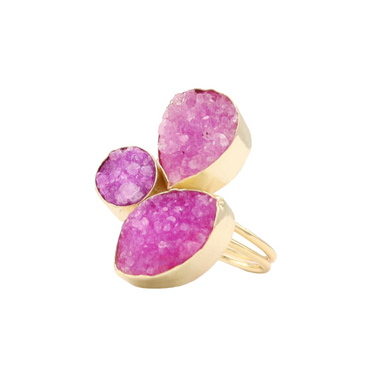 Anillo Greas Drusa Fucsia mo