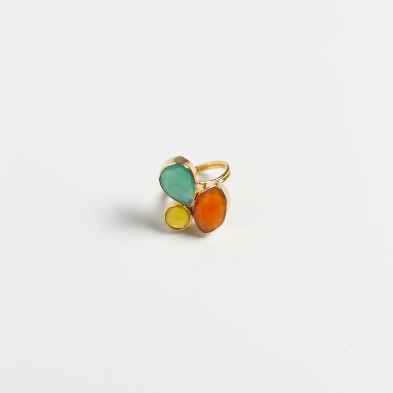 Anillo Greas Verde agua, Amarillo y Naranja