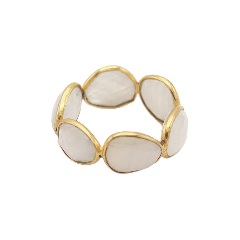 Anillo Oversize Piedra Lunar