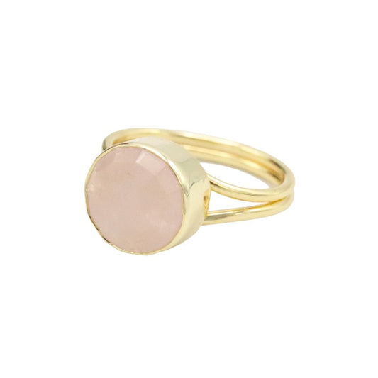 Anillo Eiffel Rosa cuarzo