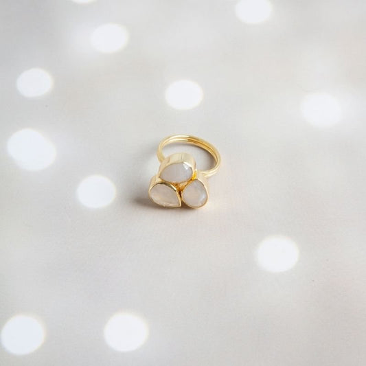 Anillo Platón Piedra Lunar