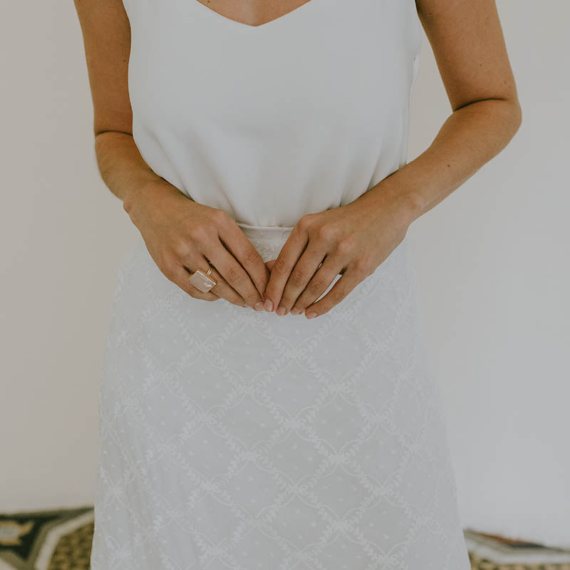 Anillo Piet Rosa cuarzo