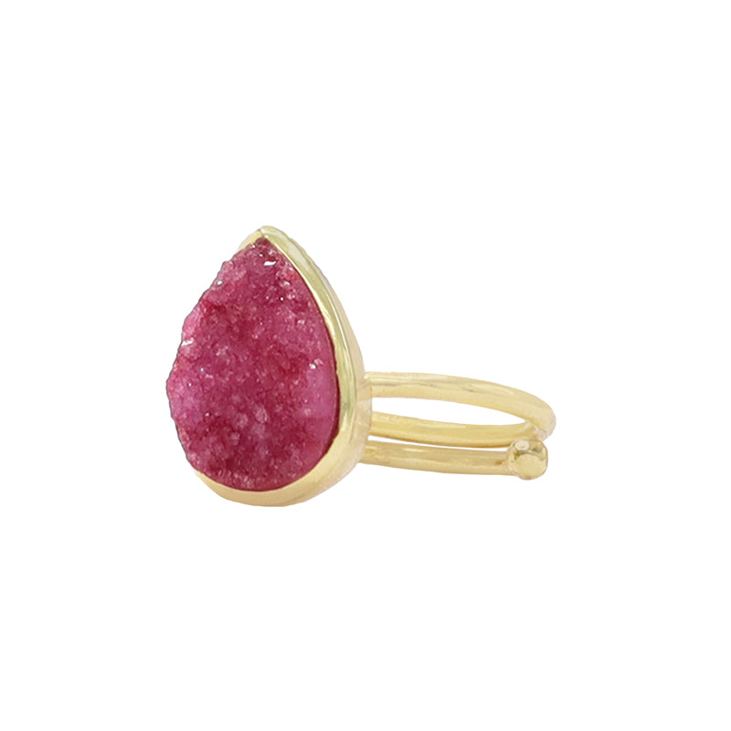 Anillo Queens Burdeos Rosado