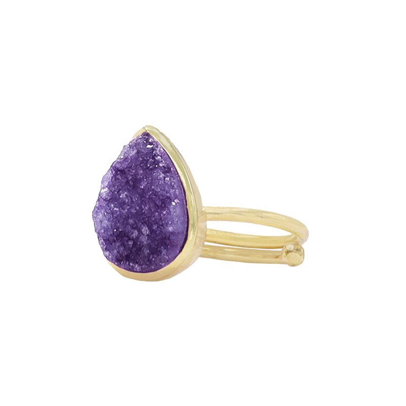 Anillo Queens Morado