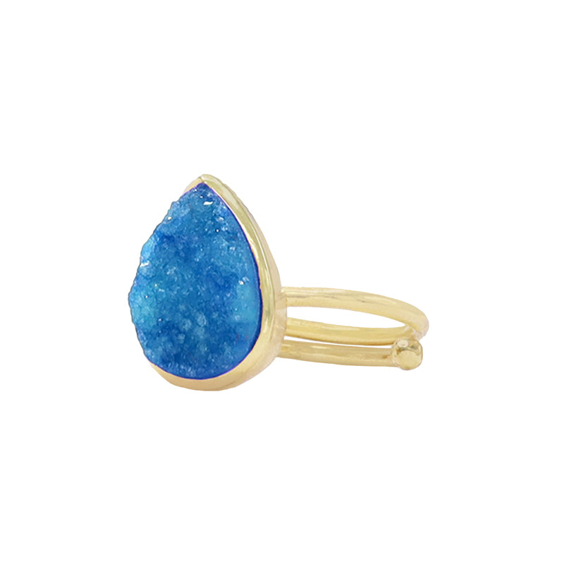 Anillo Queens Azul turquesa
