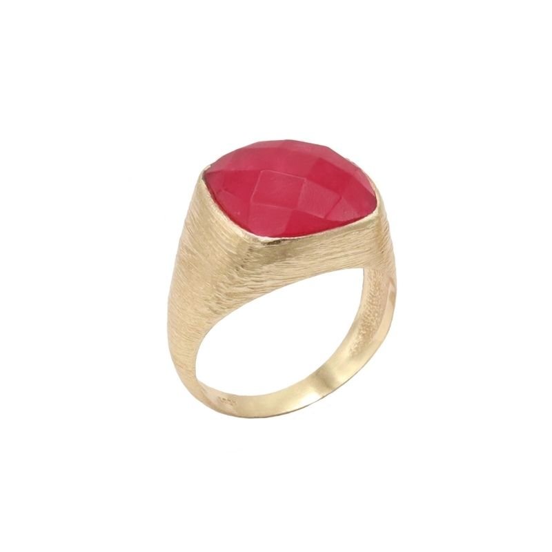 Anillo Segell Rubí