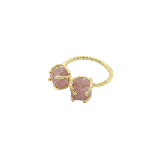 Anillo Setubal Fresa coral