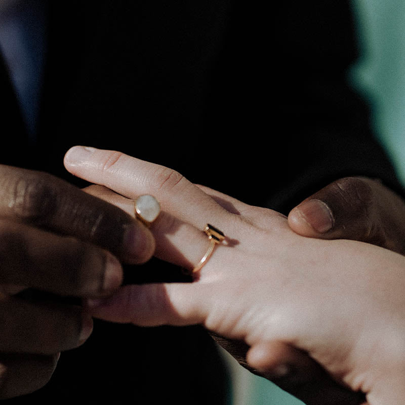 Anillo Berlín Rosa dark