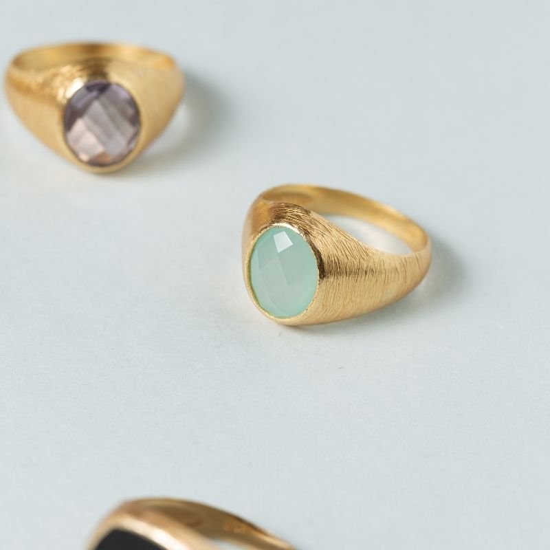 Anillo Genius Verde agua