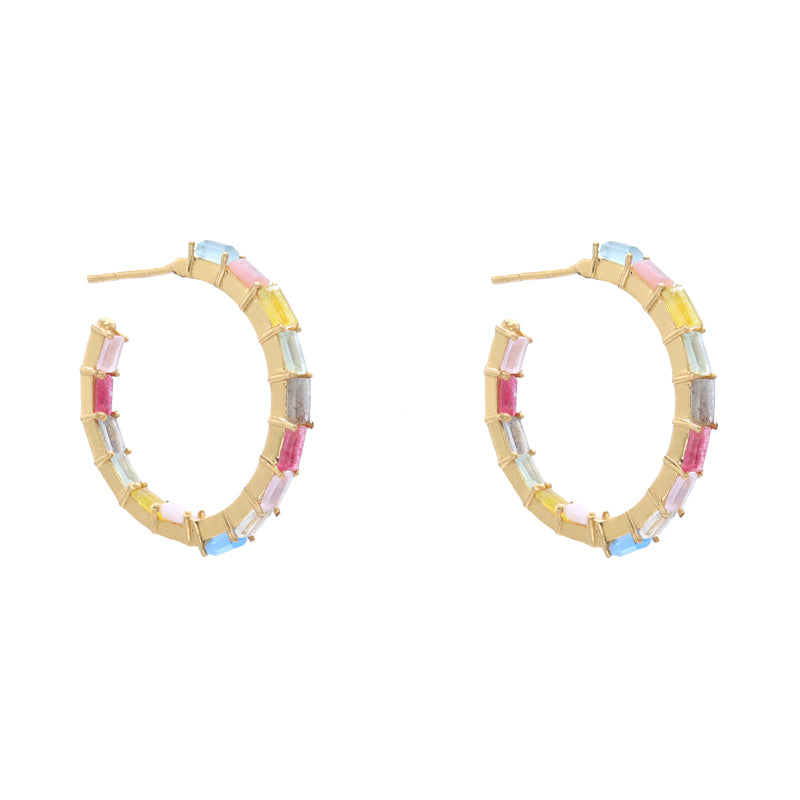 Pendientes Aros Aesthetic Deluxe Tropical