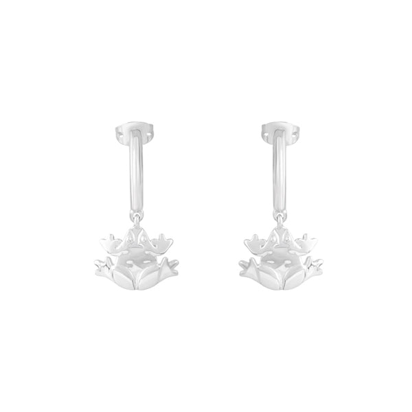 Pendientes Aros Steeple Rana Plata