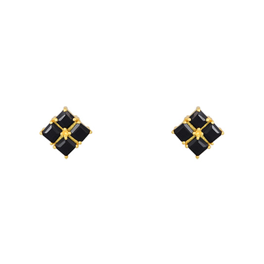 Pendientes Bark Negro