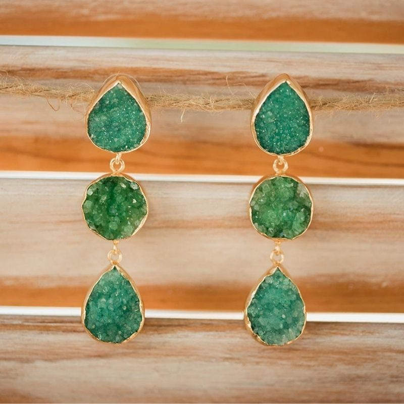 Pendientes Mademoiselle Verde