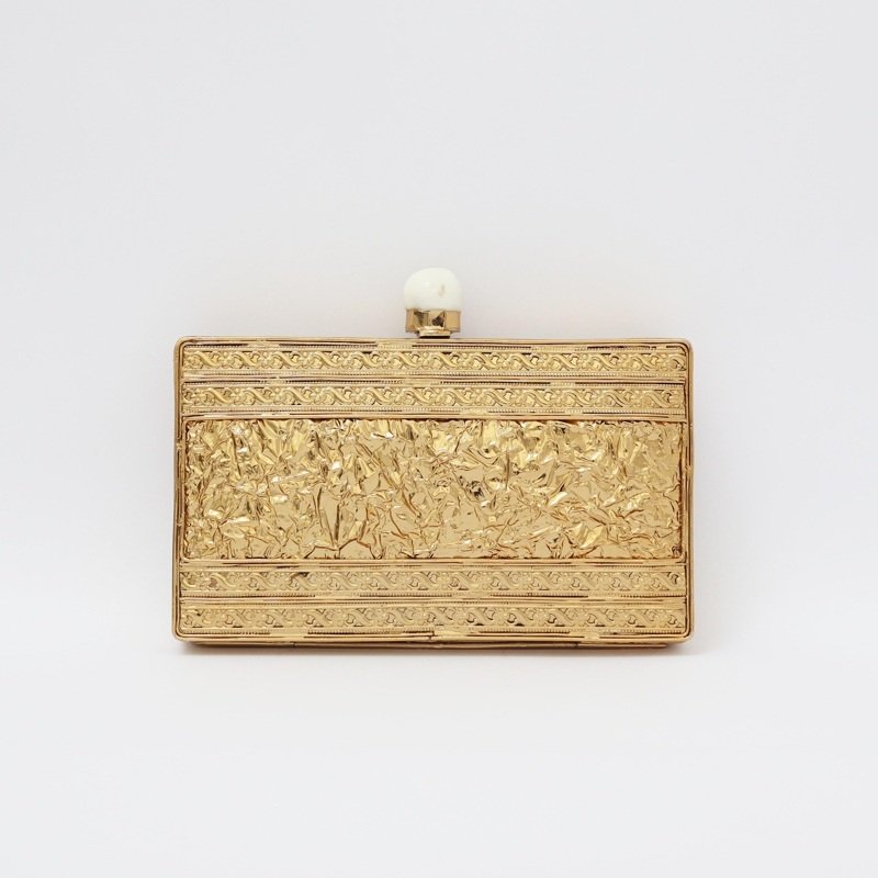 Clutch Deluxe Palk Blanco Nácar