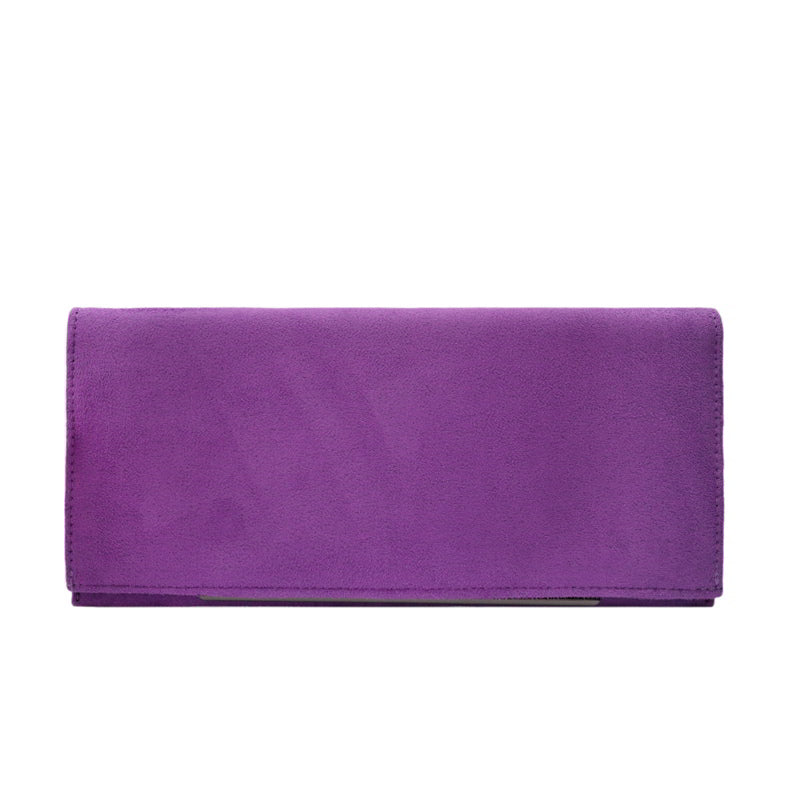 Bolso Sobre Cromo Morado