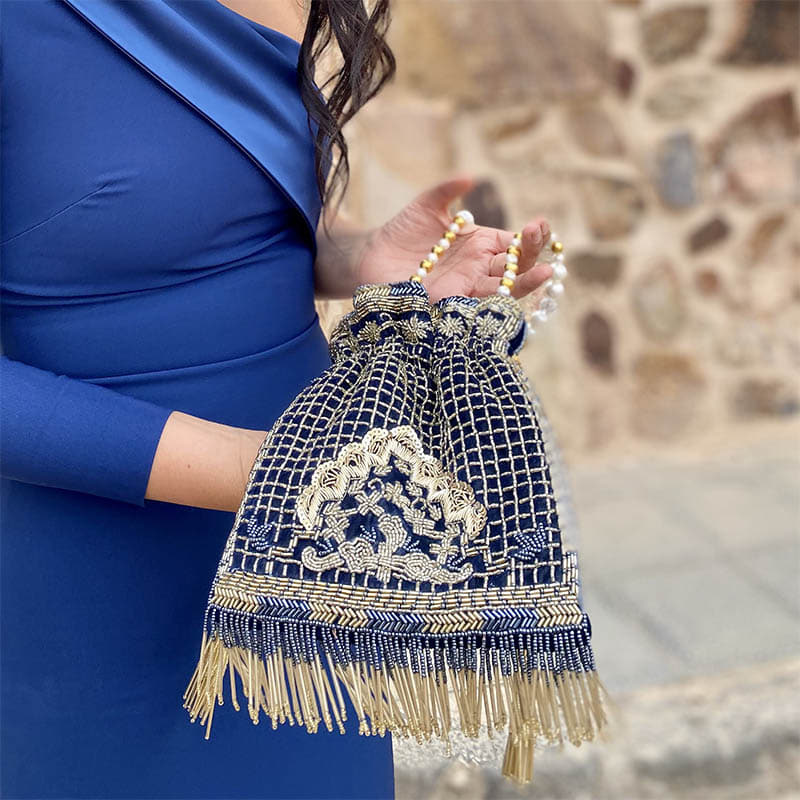 Bombonera Balayi Azul oscuro