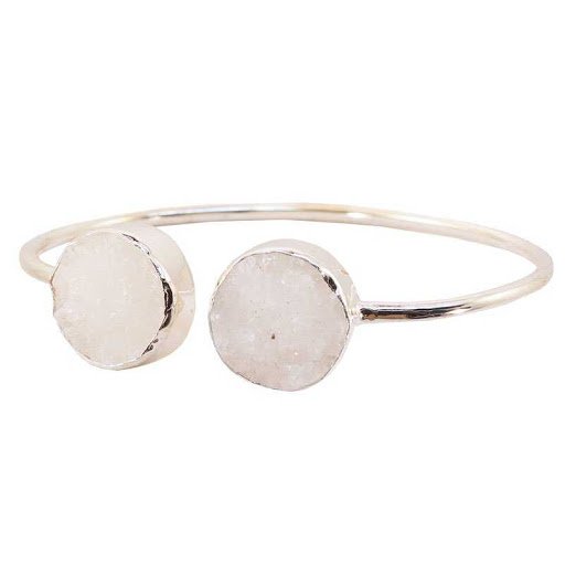 Brazalete Kivi Plata Blanco