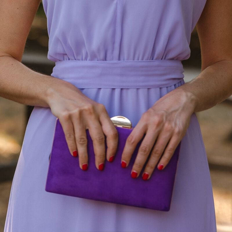 Cartera Invitada Verde Bosque