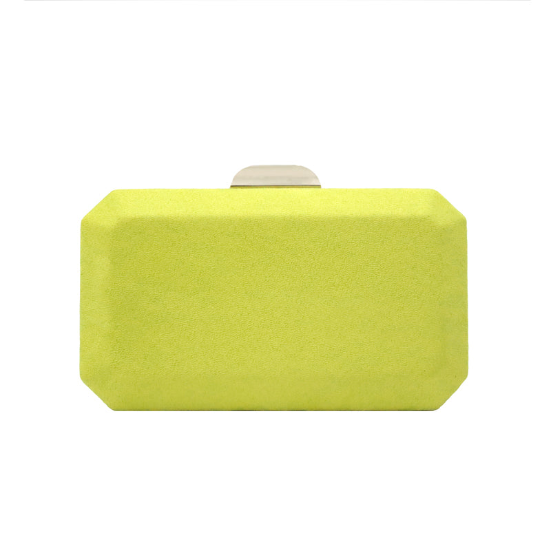 Cartera Octogon Plata Amarillo