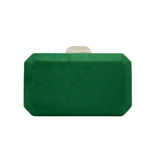 Cartera Octogon Plata Verde