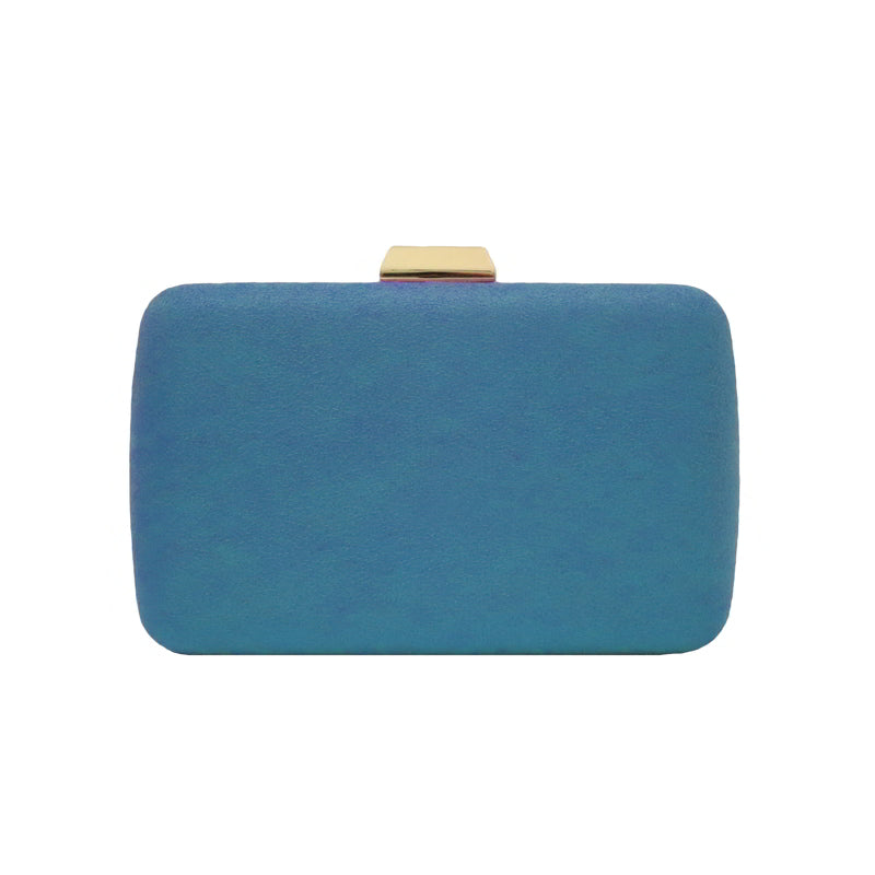 Cartera Round Azul petróleo