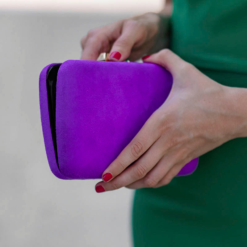 Cartera Round Morado