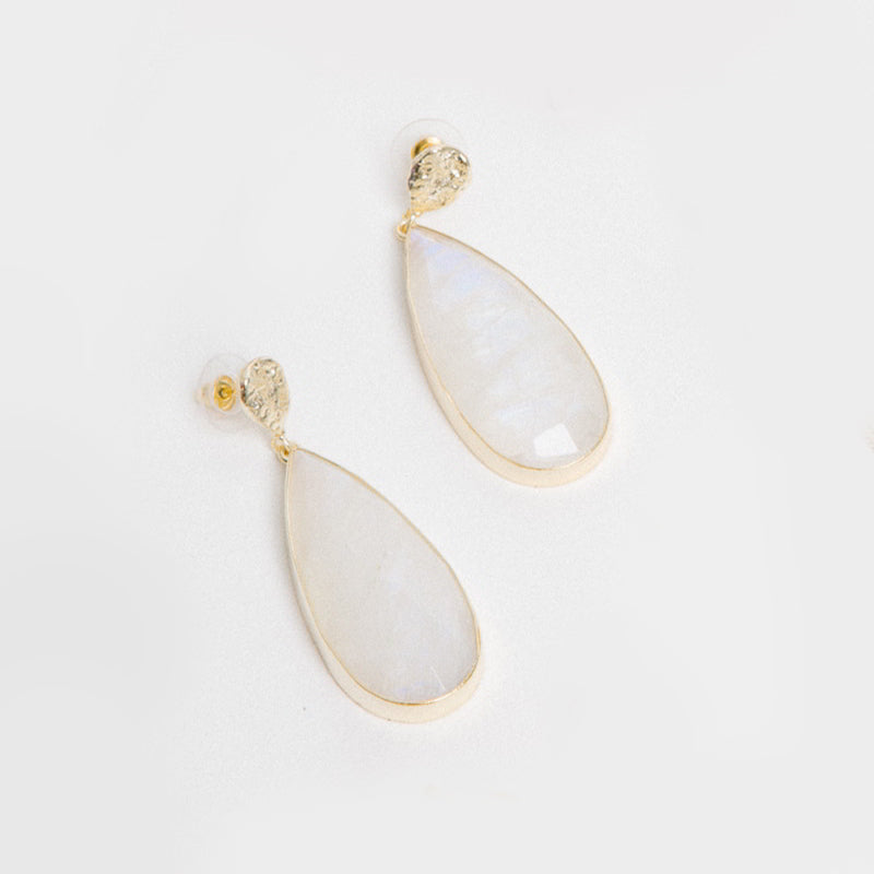 Pendientes Chloe Ed. Limitada Piedra Lunar