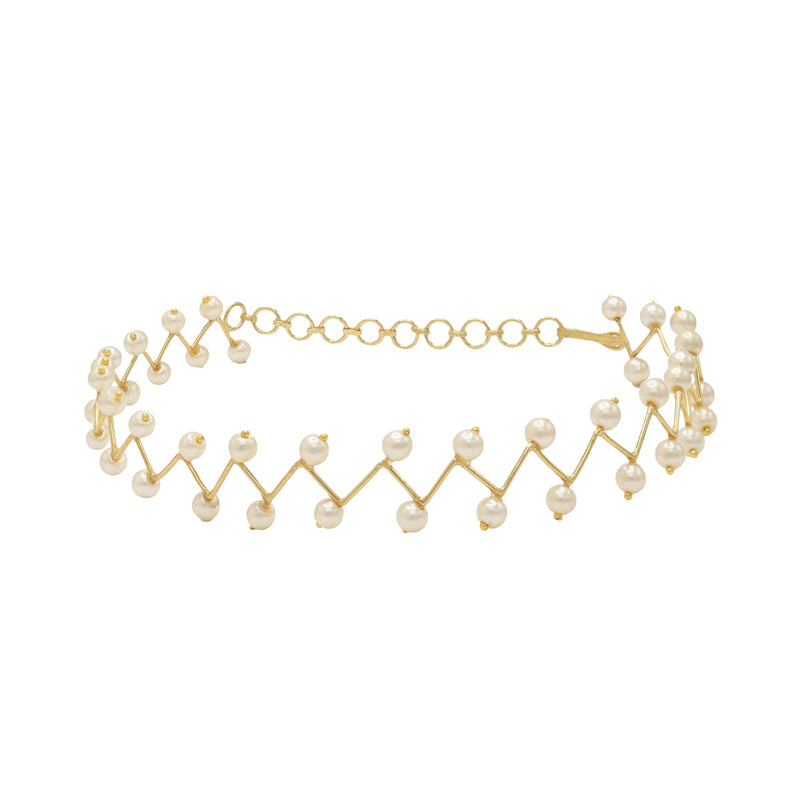 Choker Halley Perlas
