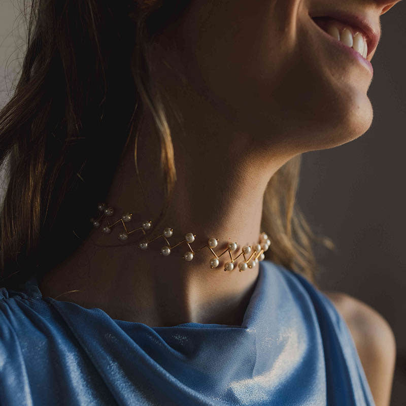 Choker Halley Perlas