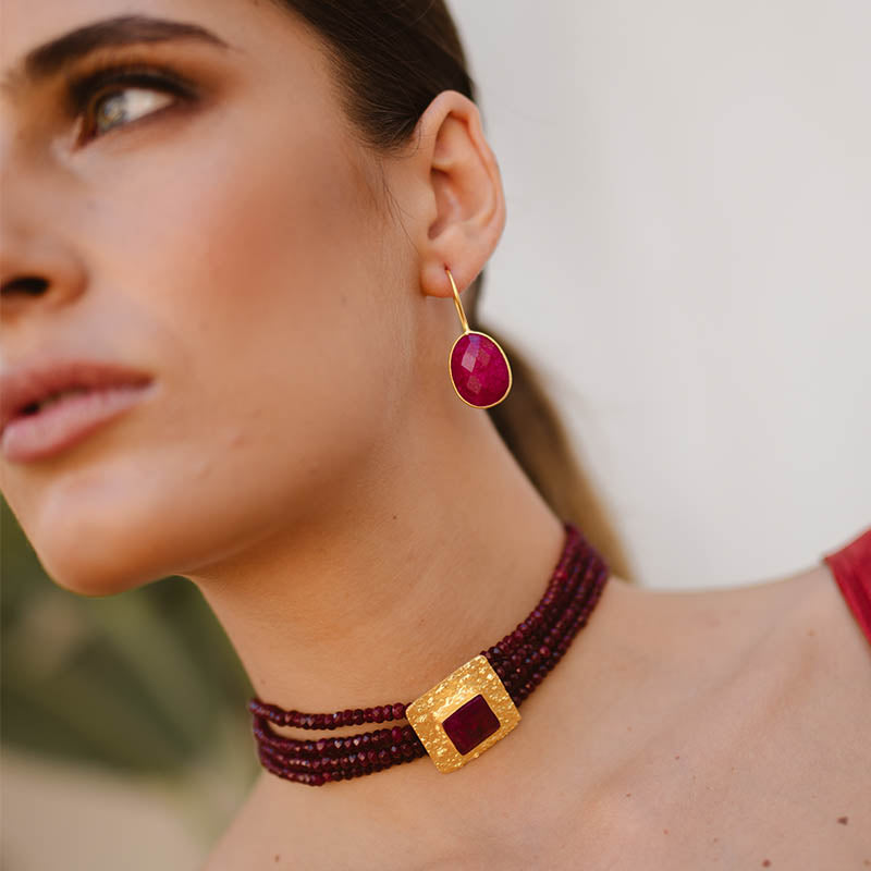 Choker Trier Rubí