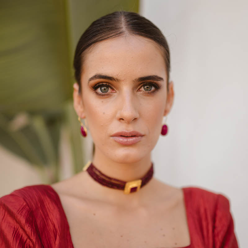 Choker Trier Rubí