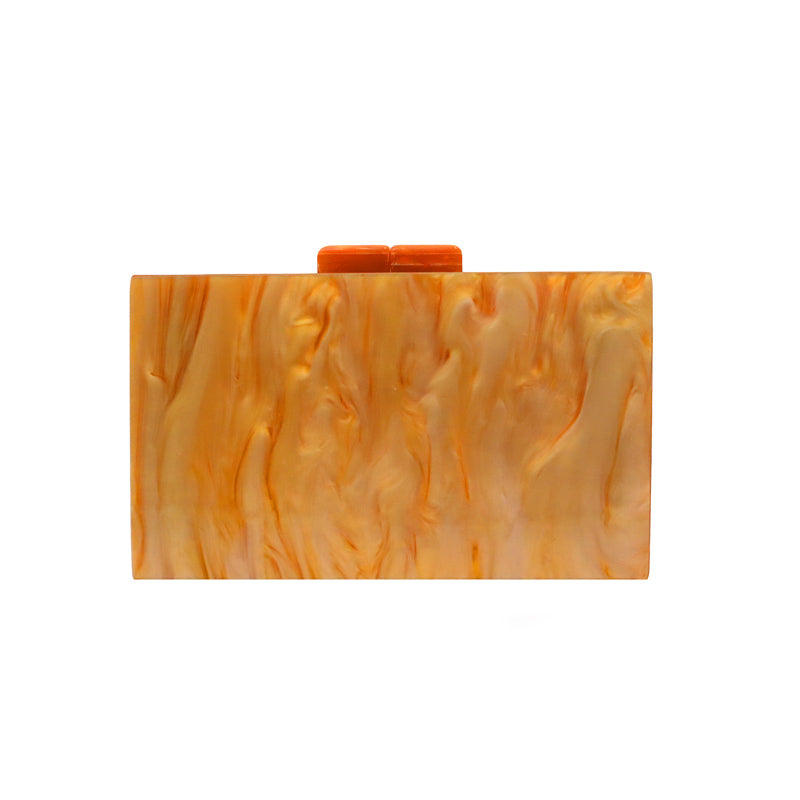 Clutch Aguamare Naranja Vibrante