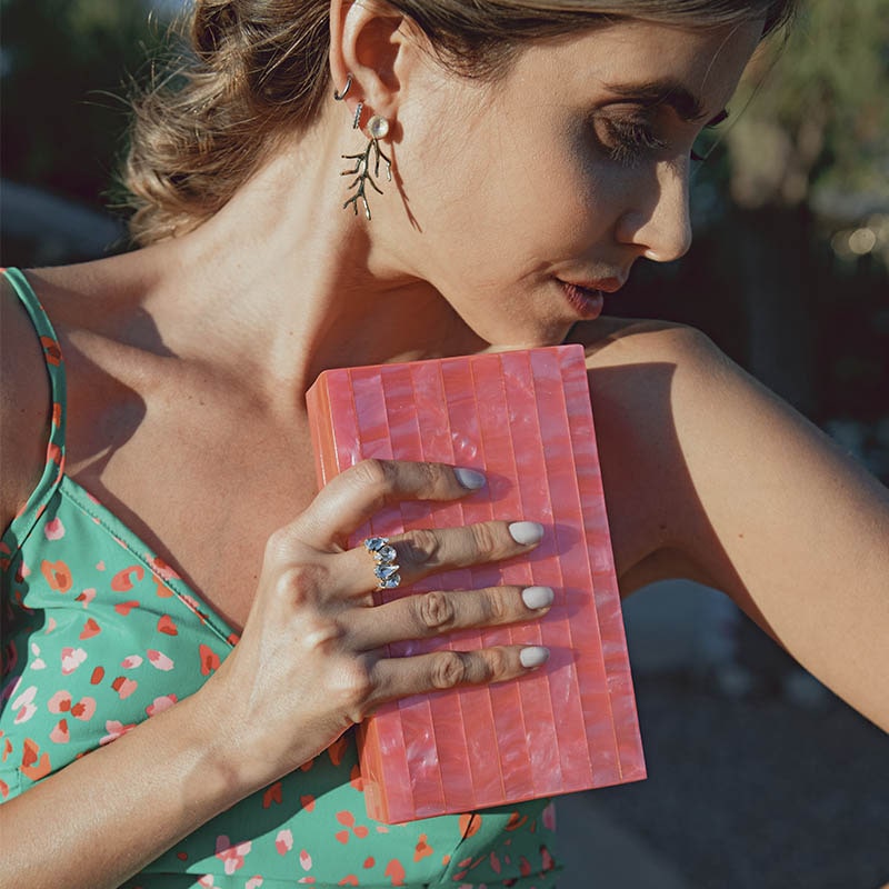 Clutch Elise Rojo fresa