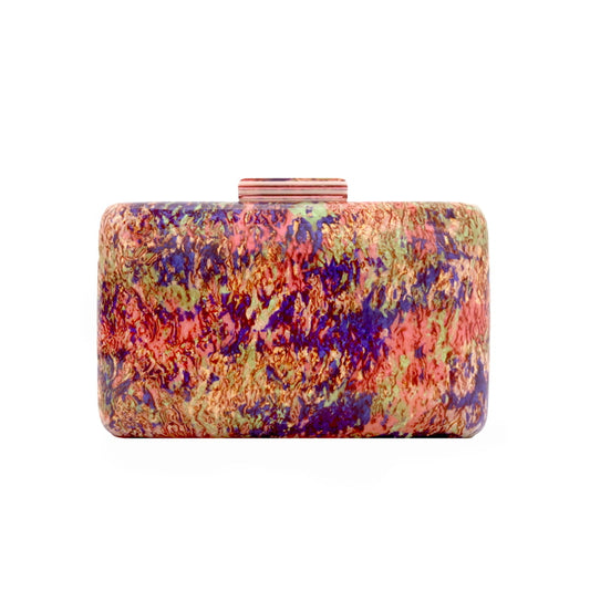 Clutch Marmolí Rosa, Verde y Azul