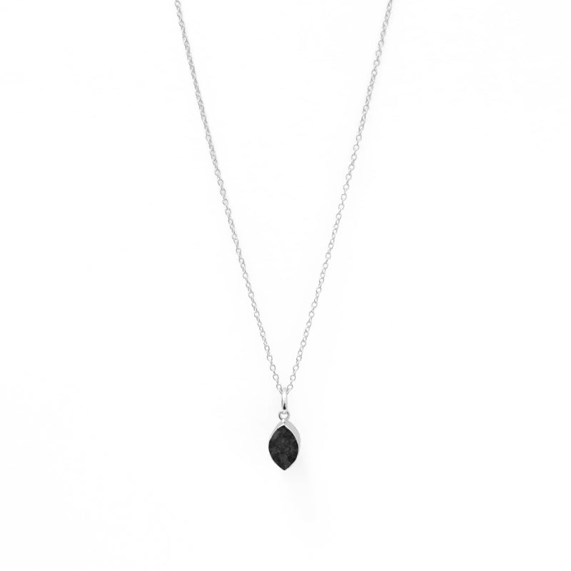 Colgante Contigo Plata Negro