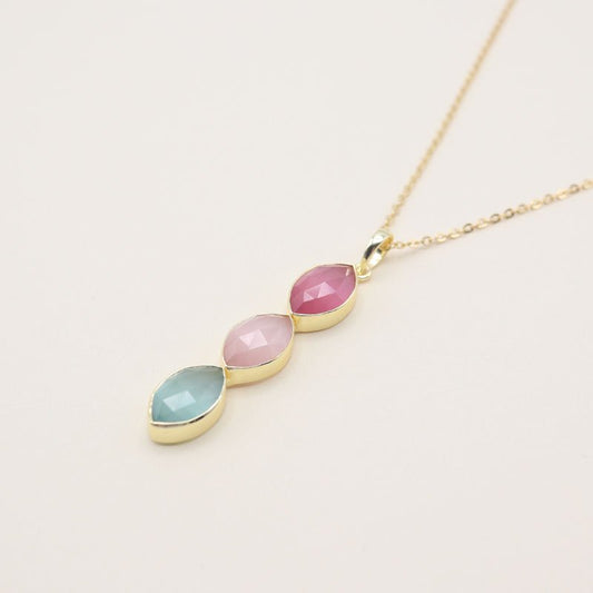 Colgante Longtear Ed. Limitada Rosas y Azul