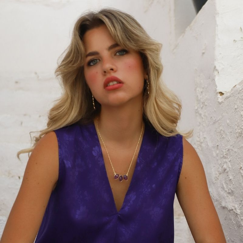 Colgante Ziba Drusa Blanco