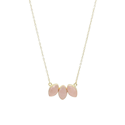 Colgante Ziba Rosa cuarzo